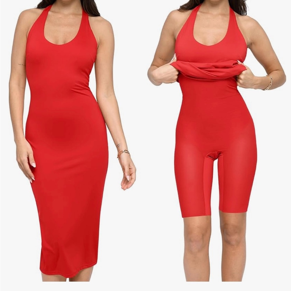 Red XL Popilush Shapewear Dress